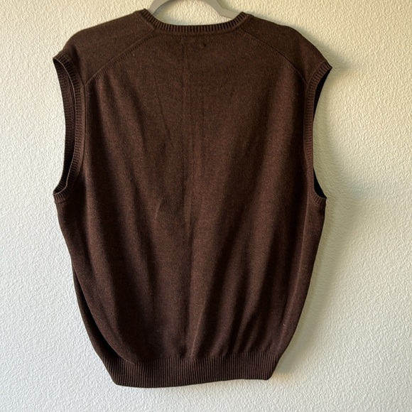 Jos A Bank Pima Cotton Sweater Vest Large - Picture 3 of 3
